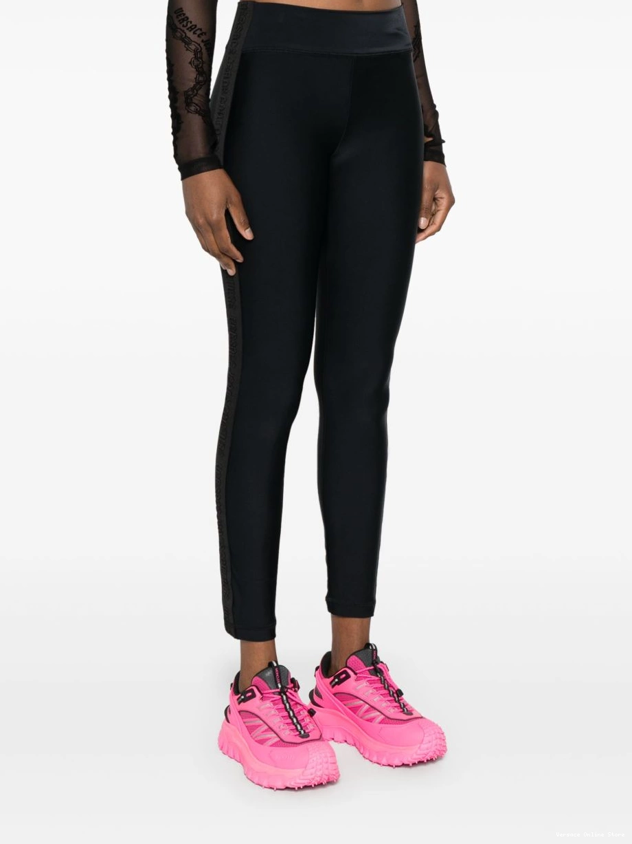 Affordable Versace Women leggings Couture Jeans logo-trim 0816